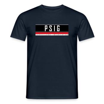 Flap Custompsig - Men's T-Shirt - navy - Front - AI Model Male 178 light (178cm)