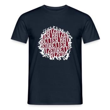 veganer beutelbär freunde vegan tierschützer bday - Männer T-Shirt - Navy - Vorne - AI Model Male 178 light (178cm)