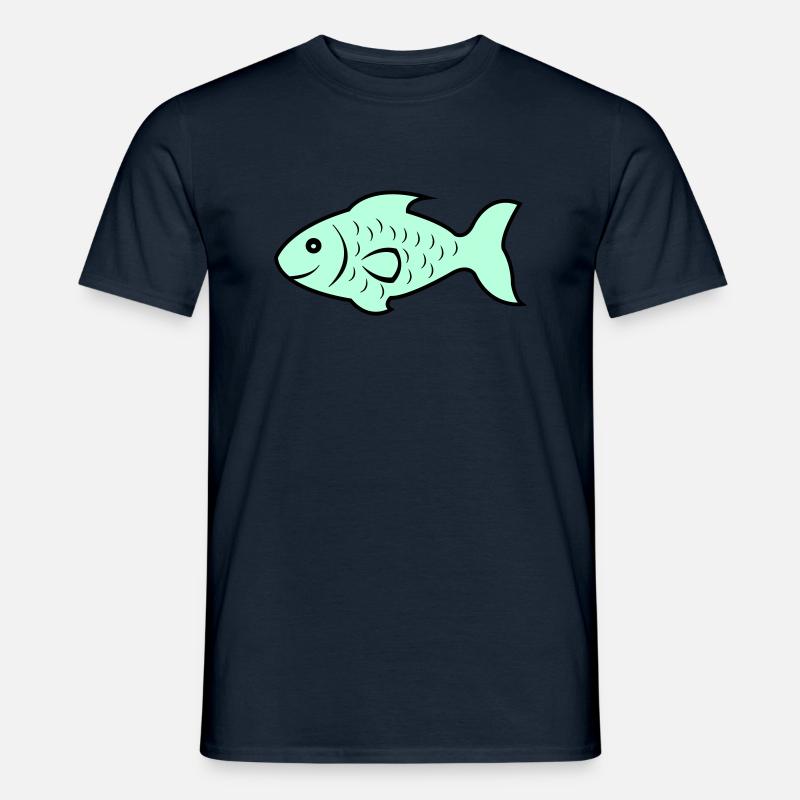 fish1 - Männer T-Shirt - Navy