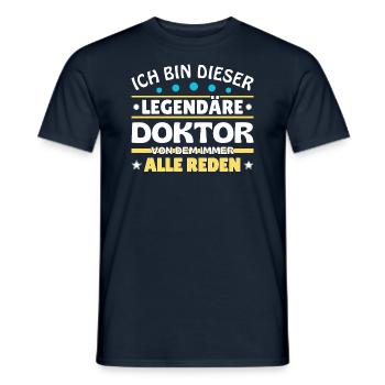 I'm that legendary doctor - Men's T-Shirt - navy - Front - AI Model Male 178 light (178cm)