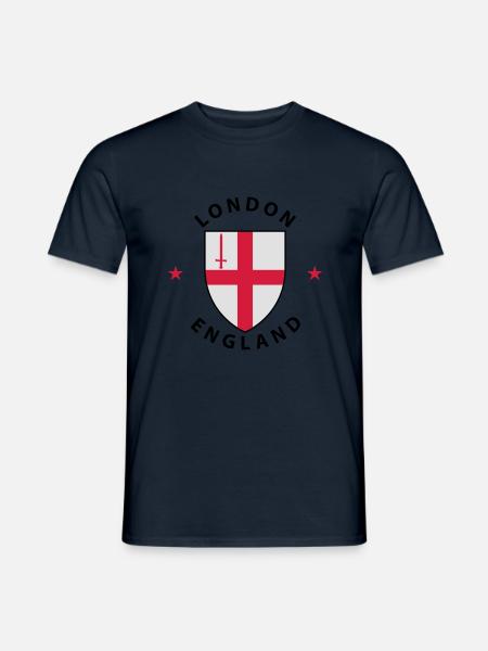 London - Männer T-Shirt - Navy