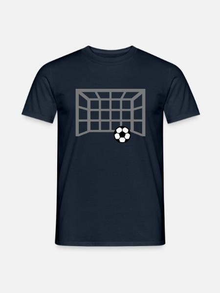 Fußballtor - Männer T-Shirt - Navy
