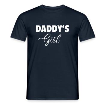 Daddy's Girl - cadeau fille à sa belle-fille - T-shirt homme - marine - Devant - AI Model Male 178 light (178cm)