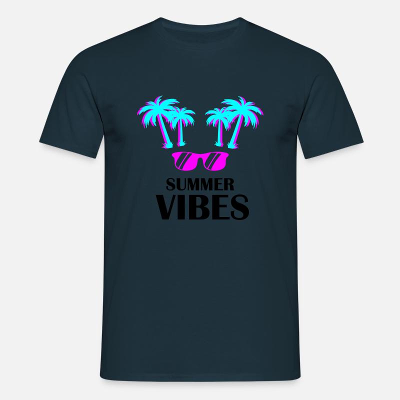 Summer Vibes - Männer T-Shirt - Navy