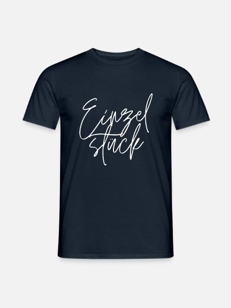 Einzelstück Einzelstücke Einzelexemplar Spruch - Männer T-Shirt - Navy