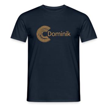 Pour Dominik - T-shirt homme - marine - Devant - AI Model Male 178 light (178cm)