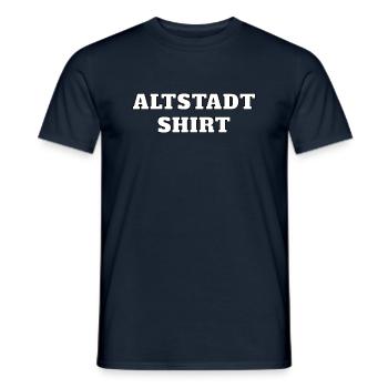 Altstadtshirt - Männer T-Shirt - Navy - Vorne - AI Model Male 178 light (178cm)