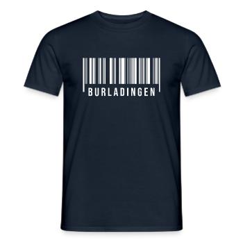 Burladingen Schwaben - Männer T-Shirt - Navy - Vorne - AI Model Male 178 light (178cm)