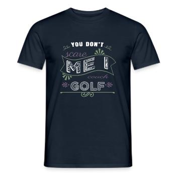 golfhorloge golfhair putter sports dictons sport - T-shirt homme - marine - Devant - AI Model Male 178 light (178cm)