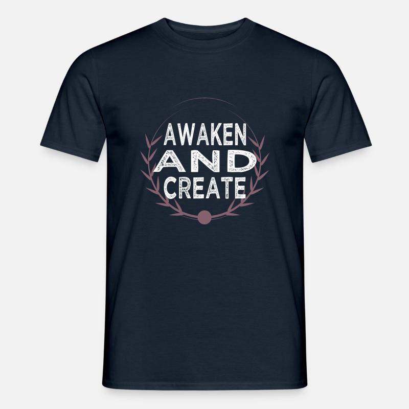 development awesome progress present research - Männer T-Shirt - Navy