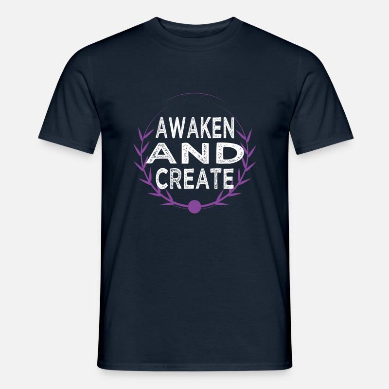 technological innovation enlightenment gift idea - Männer T-Shirt - Navy
