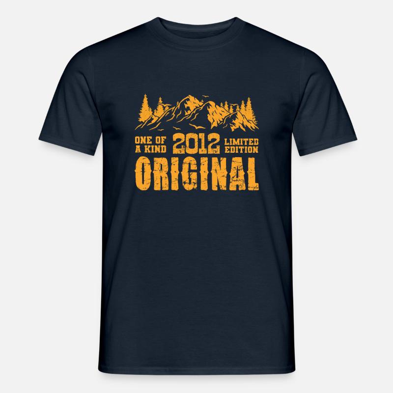 Geburtstagsgeschenk 2012 - 2012 - Männer T-Shirt - Navy