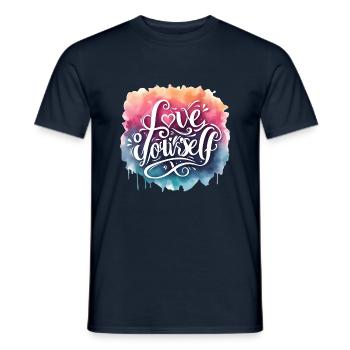 I am the way I am - Men's T-Shirt - navy - Front - AI Model Male 178 light (178cm)