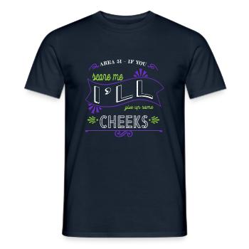 @zackiinnitbrahhh birthday present - Männer T-Shirt - Navy - Vorne - AI Model Male 178 light (178cm)