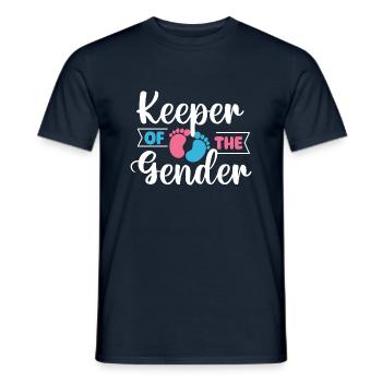 Gardien du genre - Révéler le temps fort de la fête - T-shirt homme - marine - Devant - AI Model Male 178 light (178cm)