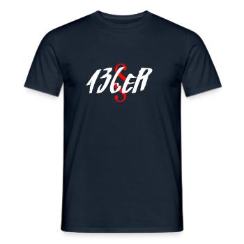 Paragraph 136 - Männer T-Shirt - Navy - Vorne - AI Model Male 178 light (178cm)