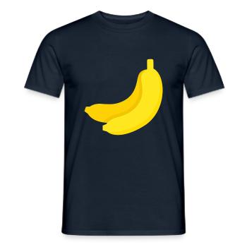 Banane - T-shirt homme - marine - Devant - AI Model Male 178 light (178cm)