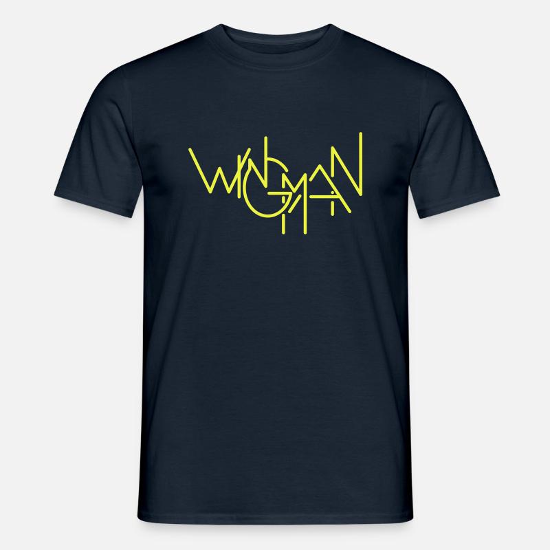 Wingman - Männer T-Shirt - Navy