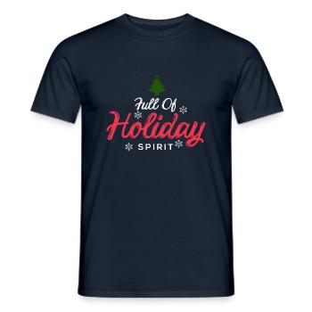 Holiday Spirit - Männer T-Shirt - Navy - Vorne - AI Model Male 178 light (178cm)