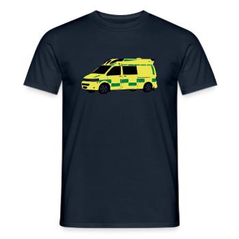 Ambulance - T-shirt homme - marine - Devant - AI Model Male 178 light (178cm)
