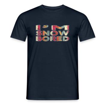 fun under the tree beach holiday statement cute - Männer T-Shirt - Navy - Vorne - AI Model Male 178 light (178cm)