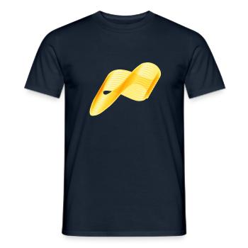 Unendlichkeit - Männer T-Shirt - Navy - Vorne - AI Model Male 178 light (178cm)