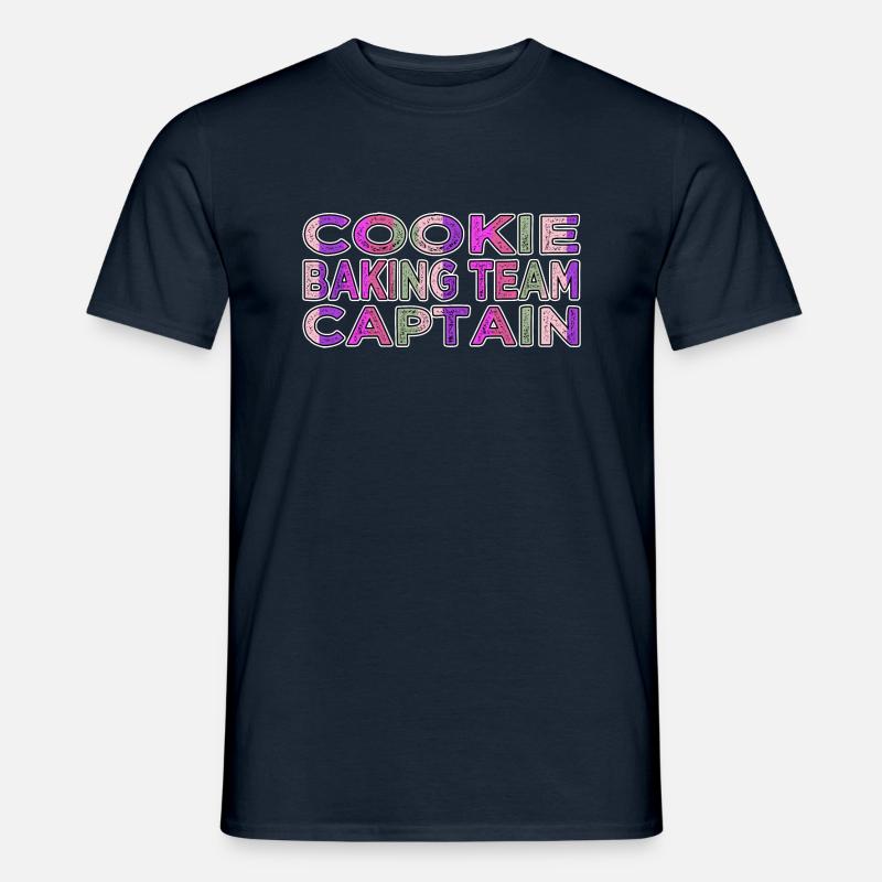 Uunin sanonnat Cool Statement Badass Chef Tshirts - Miesten T-paita - laivasto sininen