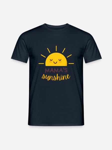 Mama´s Sunshine - Kindermotiv - Männer T-Shirt - Navy