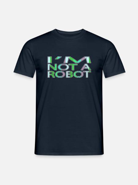 engineer family robotics engineer automation gift - Männer T-Shirt - Navy