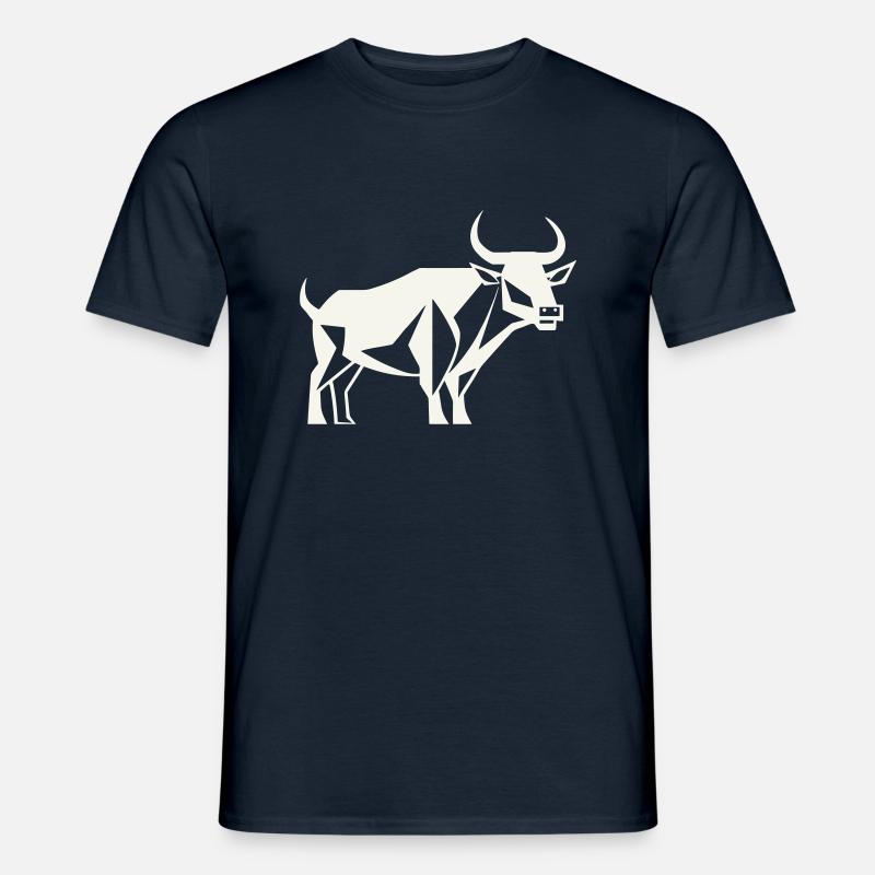 Stier-Wächter - Männer T-Shirt - Navy