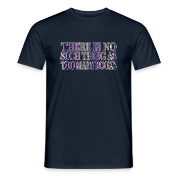 a time book keeper gift fun present idea - Männer T-Shirt - Navy - Vorne - AI Model Male 178 light (178cm)