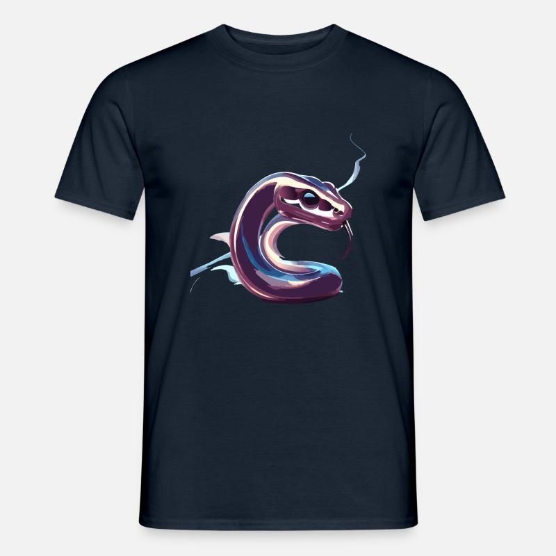 Chrome Snake Part 2 - Men’s T-shirt - navy