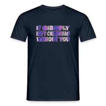 Dictons comiques Present Idea Plage Cool Mignon - T-shirt homme - marine - Devant - AI Model Male 178 light (178cm)