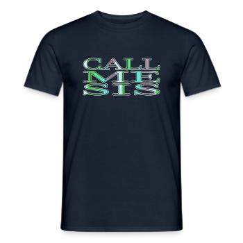 Réunion de famille Meilleur t-shirt Équipe Famille Amour Humour - T-shirt homme - marine - Devant - AI Model Male 178 light (178cm)