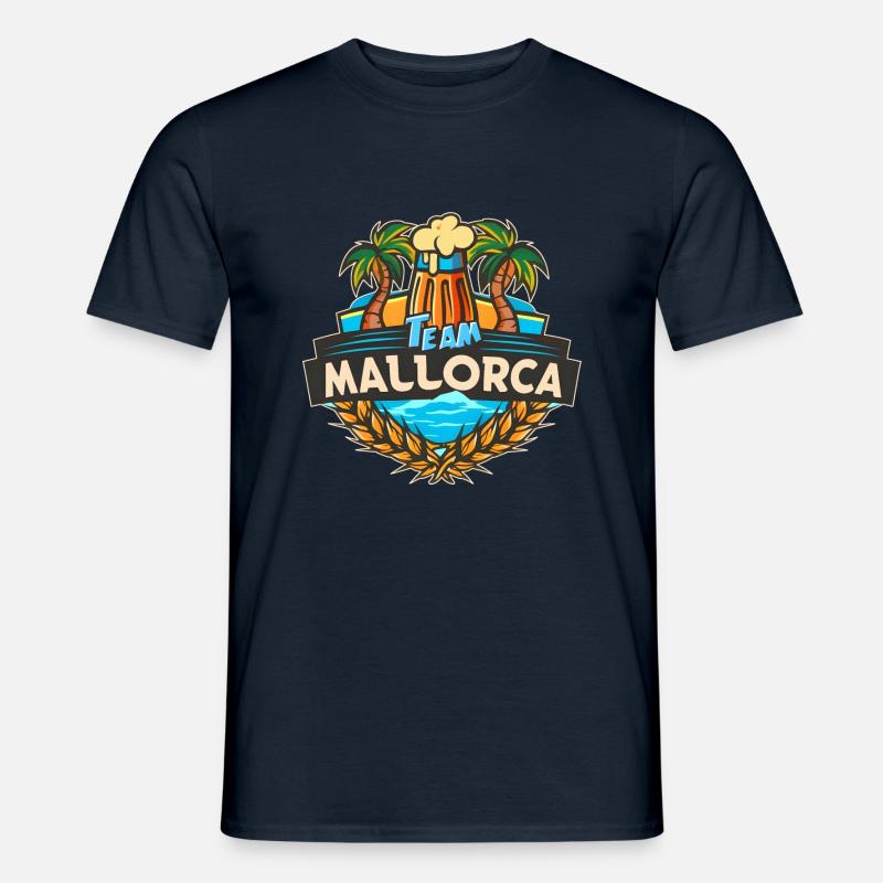 Team Mallorca Holidays - T-shirt męski - granatowy