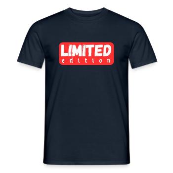Limitierte Auflage - Männer T-Shirt - Navy - Vorne - AI Model Male 178 light (178cm)