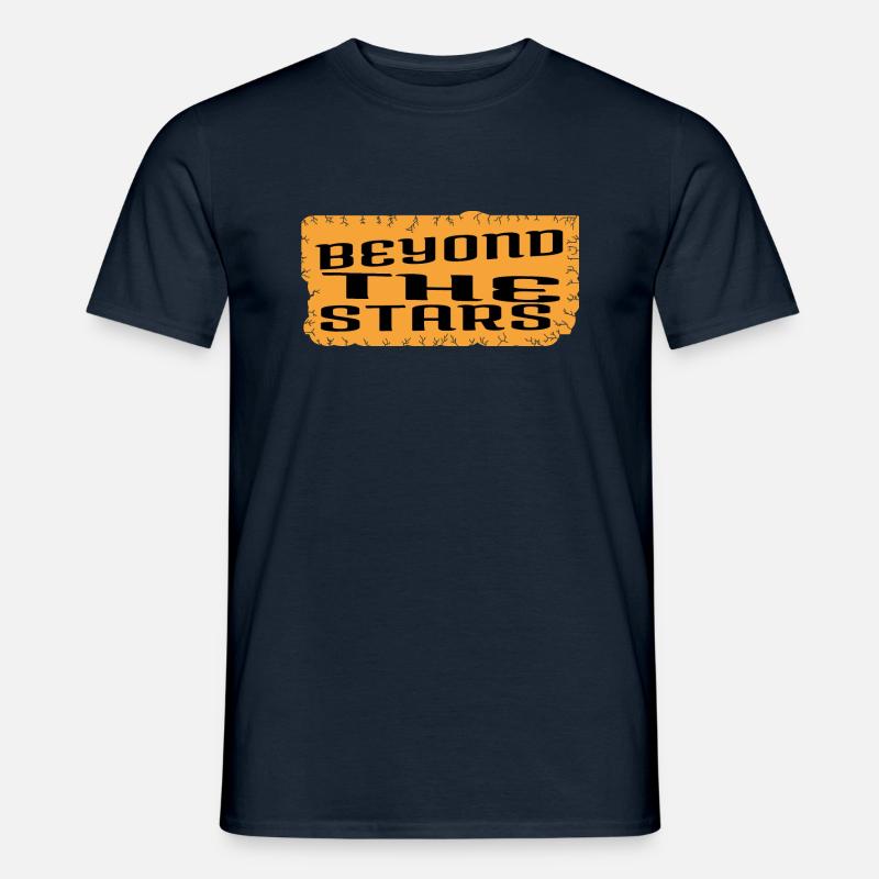 discovering tastes interstellar exploration - Männer T-Shirt - Navy