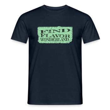 cadeau de découverte citations idée de cadeau d’anniversaire - T-shirt homme - marine - Devant - AI Model Male 178 light (178cm)