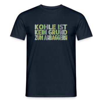grüne lebensstiltipps geburtstagsgeschenkidee - Männer T-Shirt - Navy - Vorne - AI Model Male 178 light (178cm)