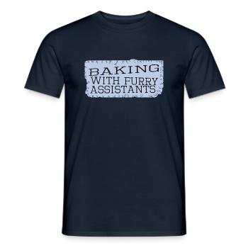 Fun Animals Baking Ideas Wildlife - Men's T-Shirt - navy - Front - AI Model Male 178 light (178cm)