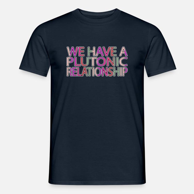 jokes telescopes statement astronomy - Männer T-Shirt - Navy