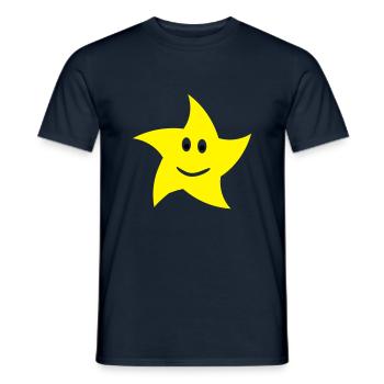 stern - Männer T-Shirt - Navy - Vorne - AI Model Male 178 light (178cm)