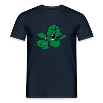 Troll - Men's T-Shirt - navy - Front - AI Model Male 178 light (178cm)