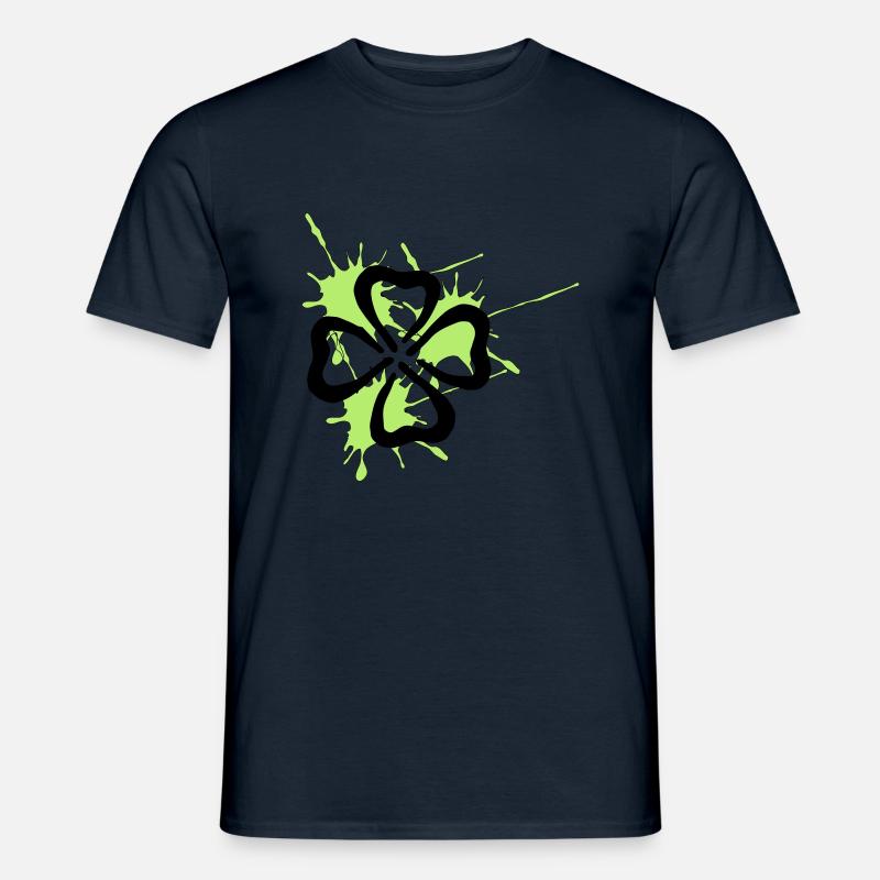 kleeblatt - Männer T-Shirt - Navy
