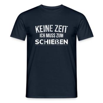 Geschenkidee Geschenk Schützenverein Schützenkönig - Männer T-Shirt - Navy - Vorne - AI Model Male 178 light (178cm)