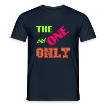 Le seul et unique - T-shirt homme - marine - Devant - AI Model Male 178 light (178cm)
