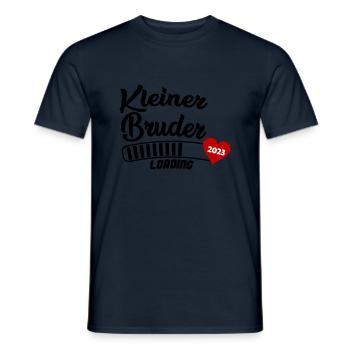 Kleiner Bruder Loading 2023 - Männer T-Shirt - Navy - Vorne - AI Model Male 178 light (178cm)