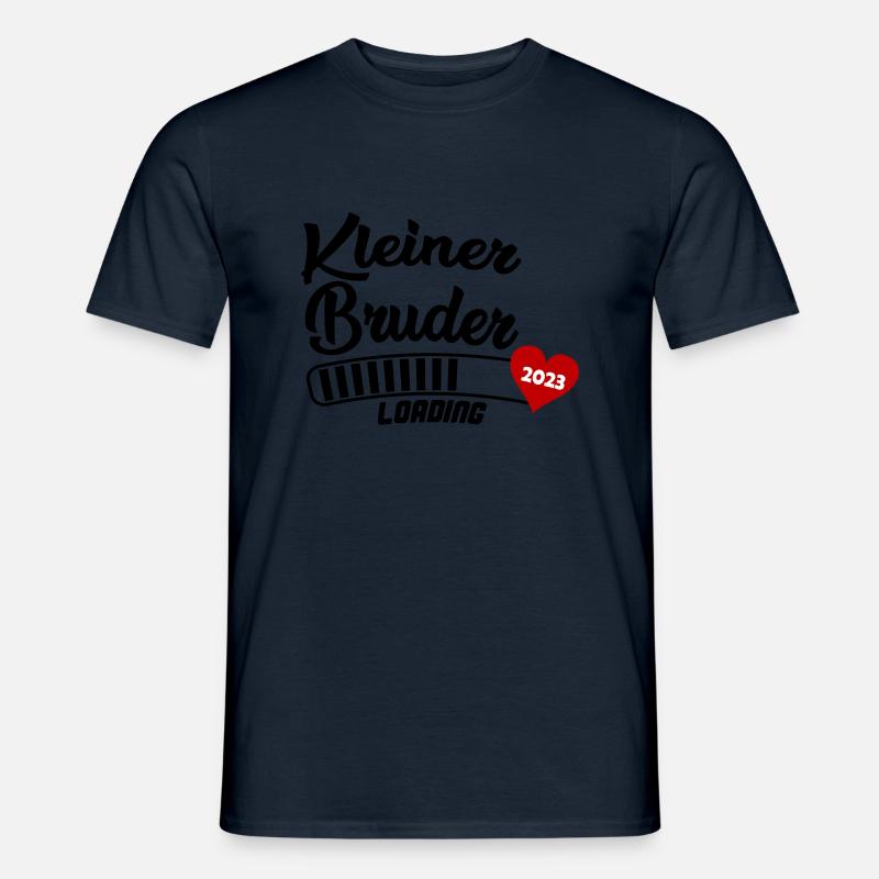 Kleiner Bruder Loading 2023 - Männer T-Shirt - Navy