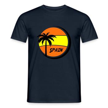 spain - Männer T-Shirt - Navy - Vorne - AI Model Male 178 light (178cm)