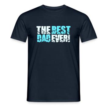 Le meilleur papa de tous les temps Cool Love - T-shirt homme - marine - Devant - AI Model Male 178 light (178cm)